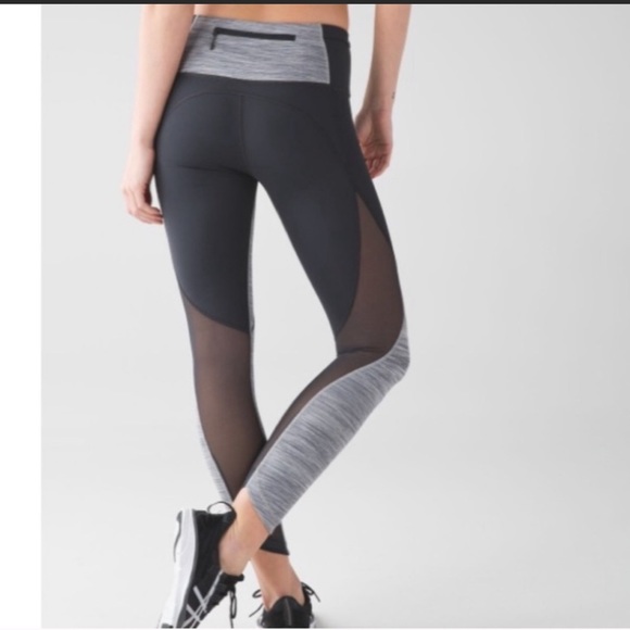 lululemon athletica Pants - Lululemon mesh leggings sz 4
